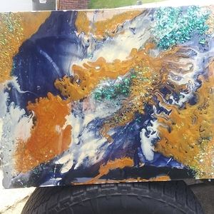 Epoxy painting